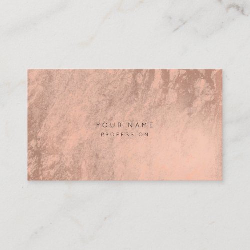 Abstract Rose Gold Pink Blush Appointment Card