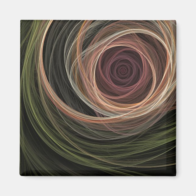 Abstract Rose magnet (Front)