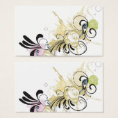 Abstract rose Profile Card (Front & Back)