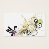 Abstract rose Profile Card (Back)