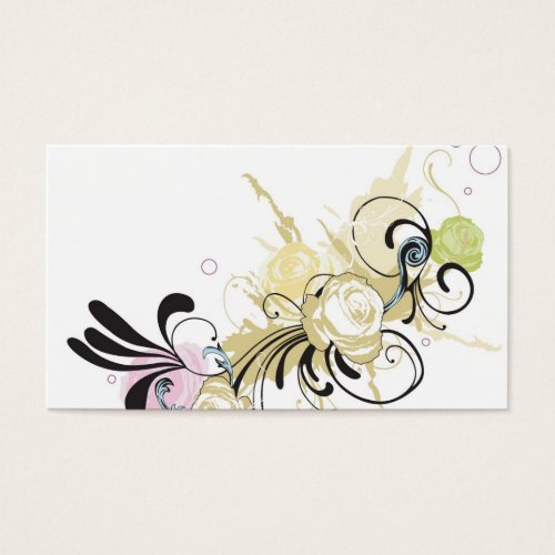 Abstract rose Profile Card Business Card