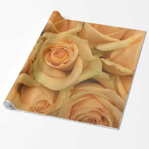 Abstract Roses Garden Elegant Floral Wrapping Paper