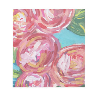 Abstract Roses Notebook Notepad