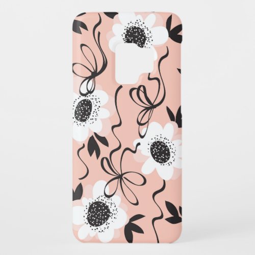 Abstract roses pale colors vintage pattern Case_Mate samsung galaxy s9 case