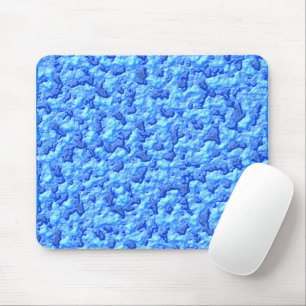 Abstract Rough Surface Blue Mouse Pad