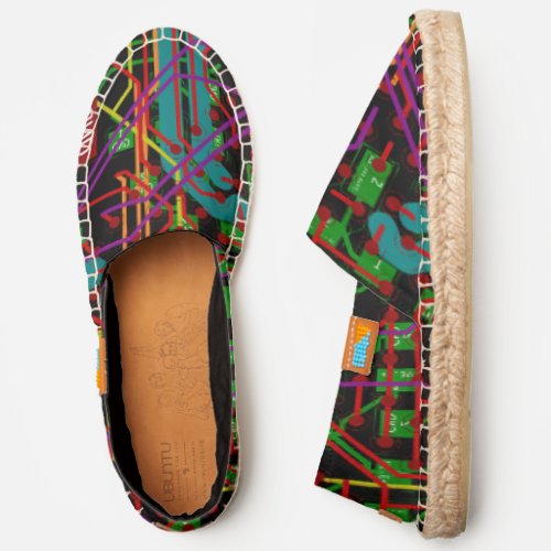   Abstract Routing Process Electronic Modern Geeky Espadrilles