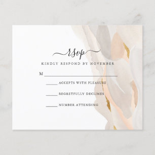 Abstract RSVP Card   Budget Flyer