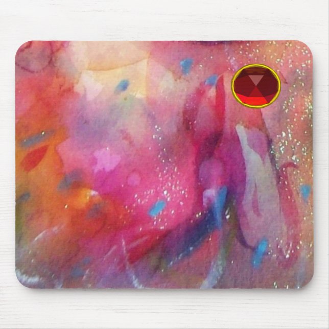 ABSTRACT RUBY MOUSE PAD (Front)