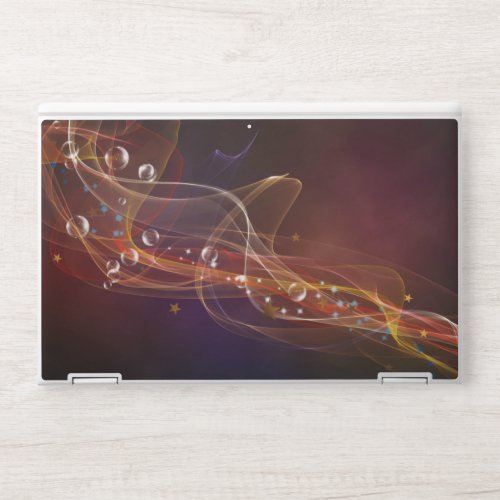 Abstract Rust Bubbles and Smoke HP Laptop Skin