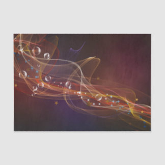 Abstract Rust Bubbles and Smoke Tissue Paper