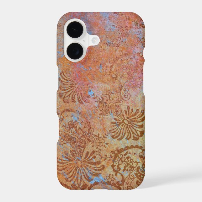 Abstract Rustic Country Floral Case-Mate iPhone Case (Back)