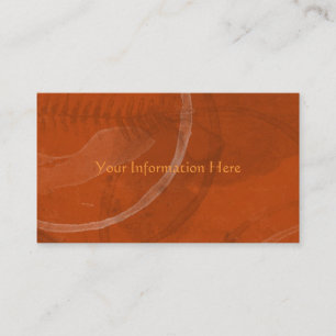 Abstract Rusty Fossil Business Cards