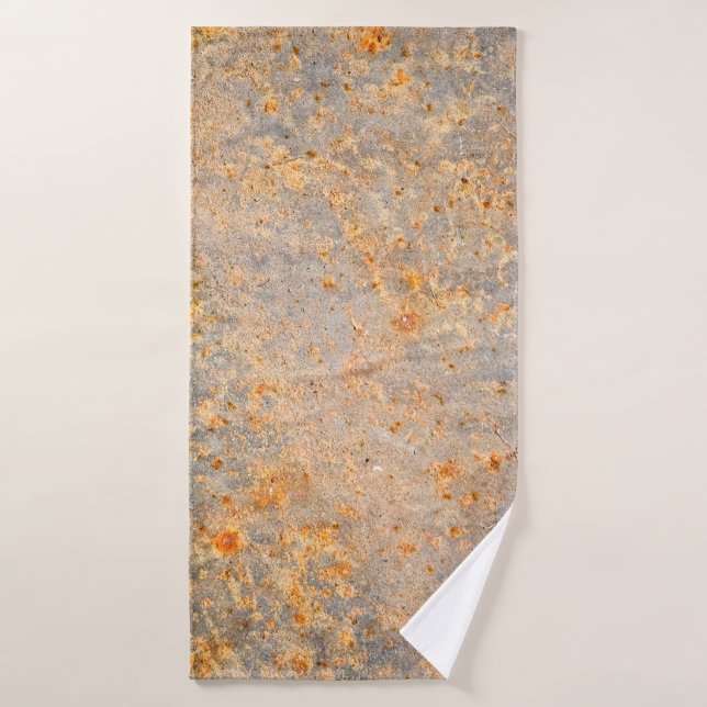 Abstract rusty grunge metal backgroundabstract, ag bath towel (Bath Towel)