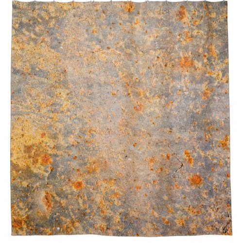 Abstract rusty grunge metal backgroundabstract ag shower curtain