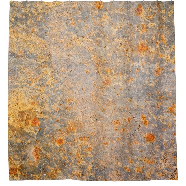 Abstract rusty grunge metal backgroundabstract, ag shower curtain (Front)