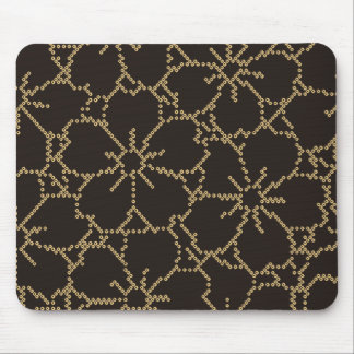 Abstract Sakura Japanese Floral Kimono Mouse Pad