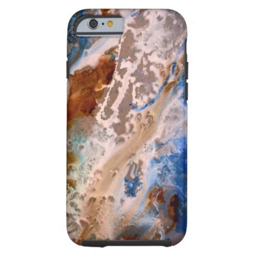 Abstract sandy beach pattern water foam pattern  tough iPhone 6 case