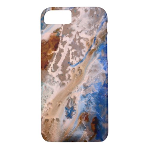 Abstract sandy beach pattern water foam pattern  iPhone 87 case