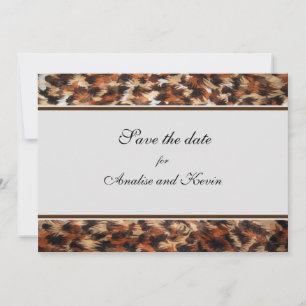 Abstract Save The Date Card