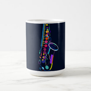 Abstract saxophone Coffee Mug