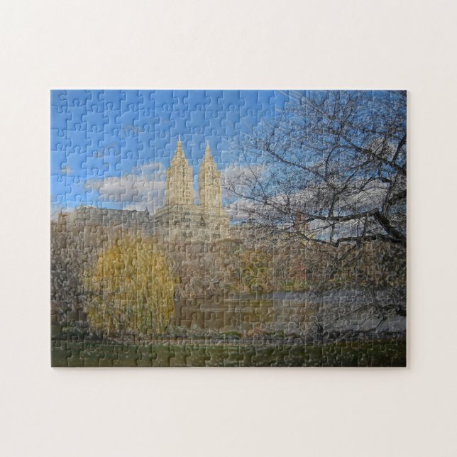 Abstract Scene . Central Park New York. Jigsaw Puzzle (Horizontal)