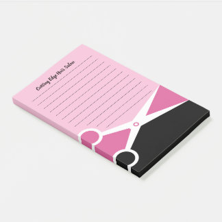 Abstract Scissors Hair Salon Post-it Notes