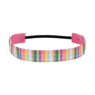 Abstract Scottish Plaid Athletic Headband