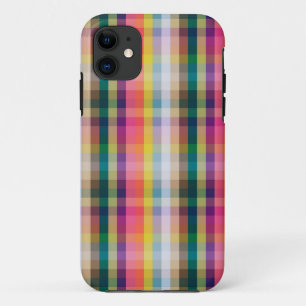 Abstract Scottish Plaid iPhone 11 Case