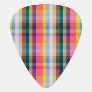 Abstract Scottish Plaid Guitar Pick