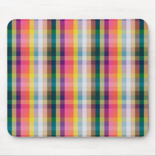 Abstract Scottish Plaid Mouse Pad
