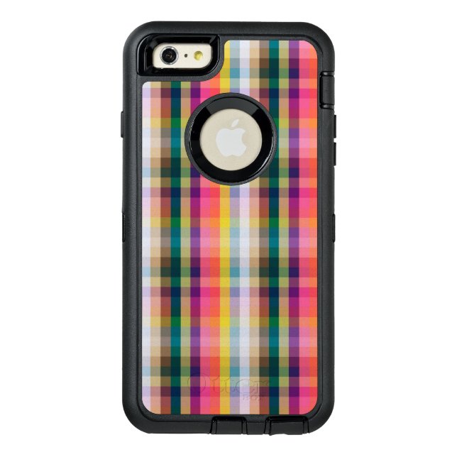 Abstract Scottish Plaid Otterbox iPhone Case (Back)