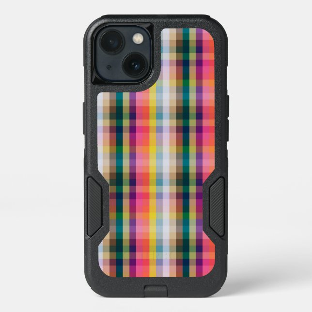 Abstract Scottish Plaid Otterbox iPhone Case (Back)