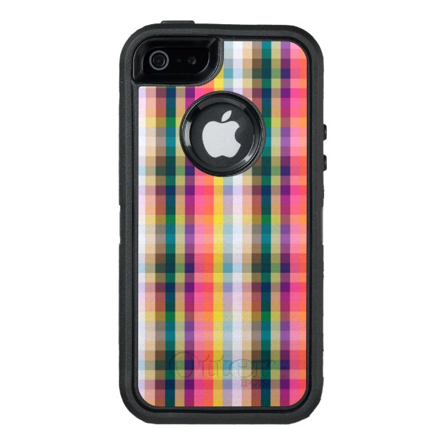 Abstract Scottish Plaid Otterbox iPhone Case (Back)