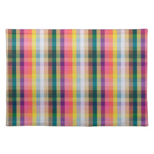 Abstract Scottish Plaid Placemat