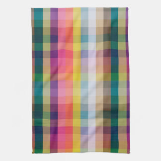 Abstract Scottish Plaid Towel