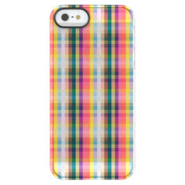Abstract Scottish Plaid Permafrost iPhone SE/5/5s Case
