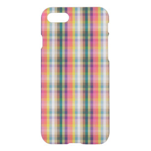 Abstract Scottish Plaid iPhone SE/8/7 Case