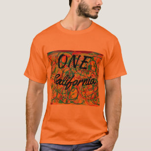 abstract scribble art one california golden state T-Shirt