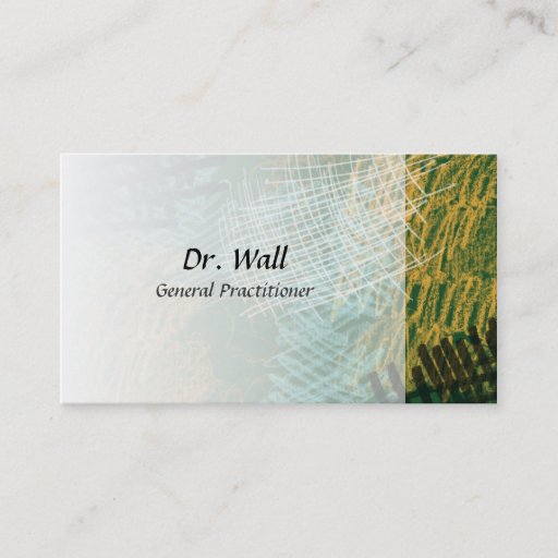 Customizable Abstract Scribbles Business Cards