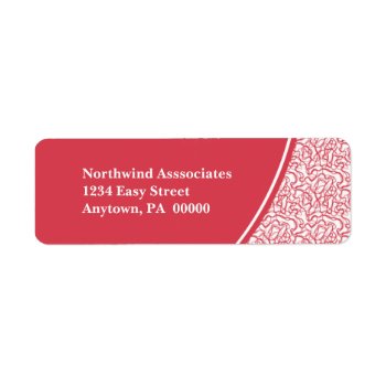 Abstract Scribbles Return Address Label by Superstarbing at Zazzle