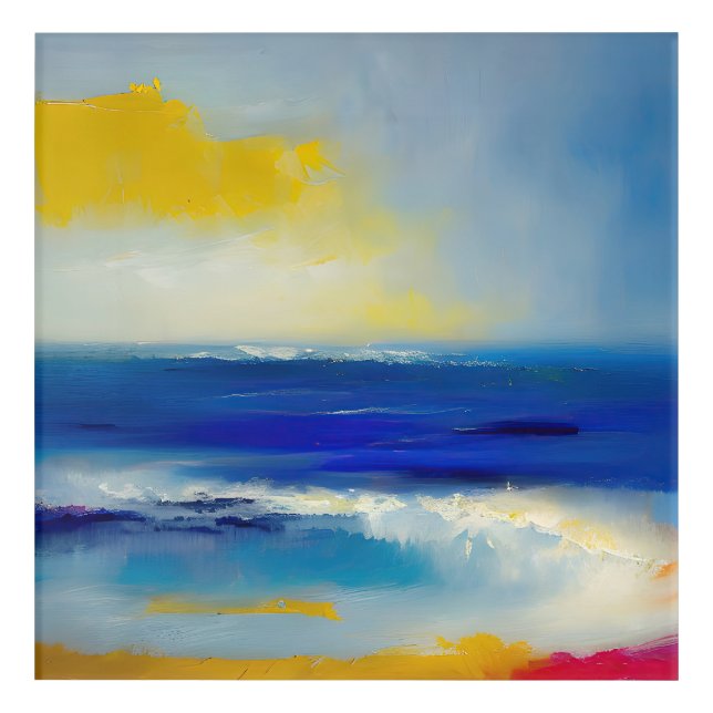 Abstract Sea 04 Acrylic Print (Front)