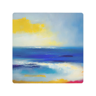 Abstract Sea 04 Metal Print