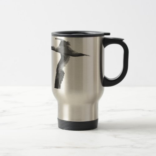 Abstract Sea Birds Travel Mug