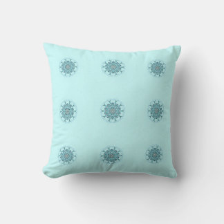 abstract sea foam throw pillow