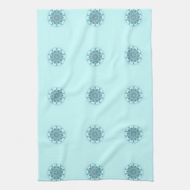 abstract sea foam towel (Vertical)
