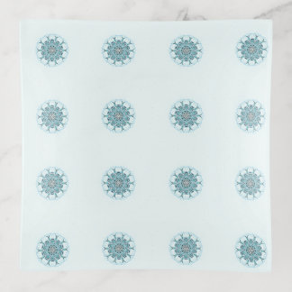 Abstract seafoam all around trinket tray
