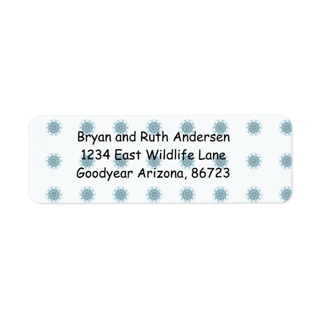 abstract seafoam label (Front)