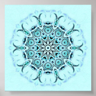 abstract seafoam print