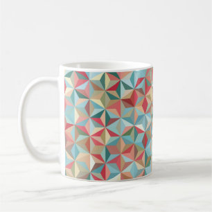 Abstract seamless background consisting of pastel  coffee mug