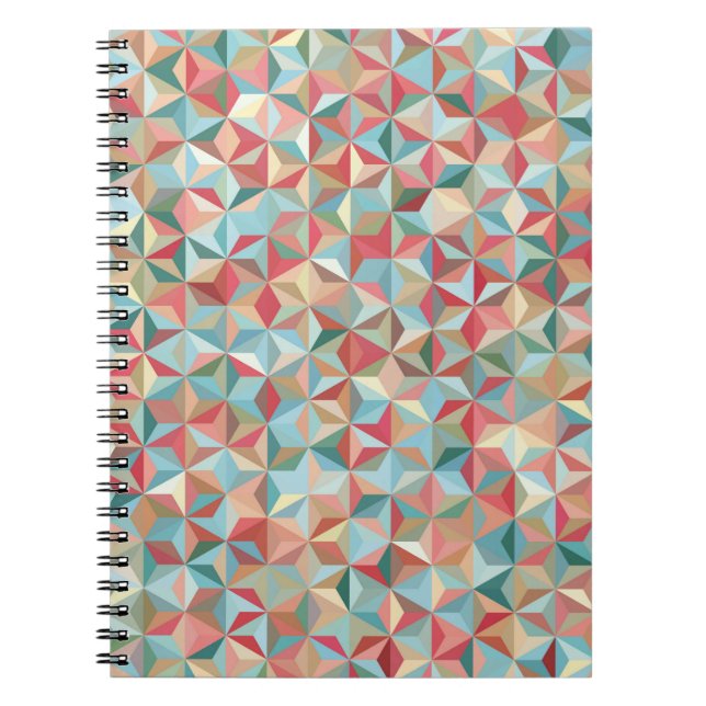 Abstract seamless background consisting of pastel  notebook (Front)